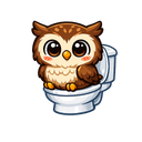 Pooping Owl mascot